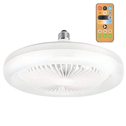 Ventilador con Luz LED 2 en 1 – Iluminación y frescor en un solo dispositivo