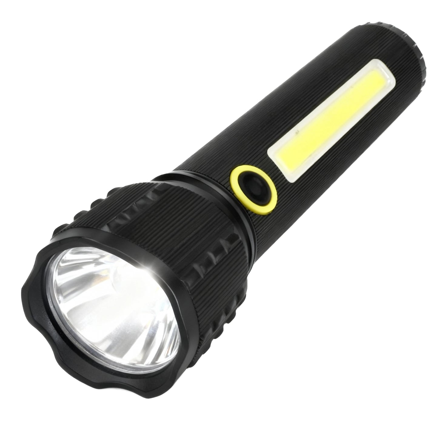 Linterna LED con Zoom Telescópico — 3 Modos de Iluminación