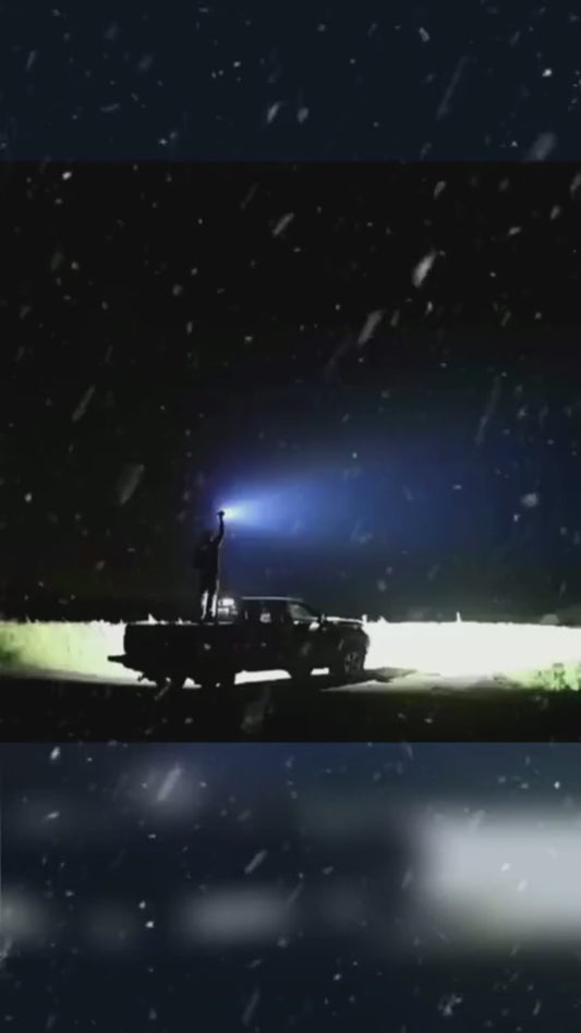 Linterna LED con Zoom Telescópico — 3 Modos de Iluminación